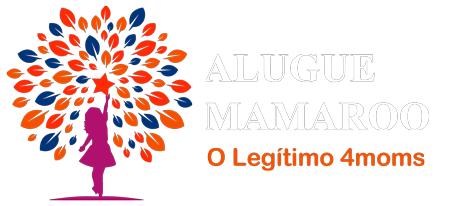 Logotipo Alugue Mamaroo Branco
